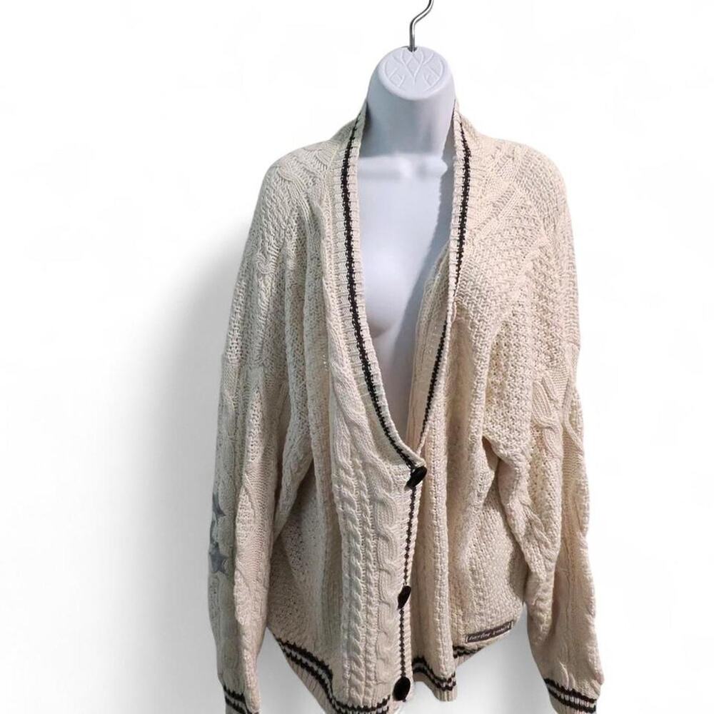 Taylor Swift Folklore Cardigan Official Cream Cable Knit XL/2X